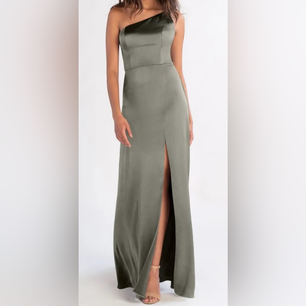 Jenny Yoo Jensen Dress Size 4 Color Moss